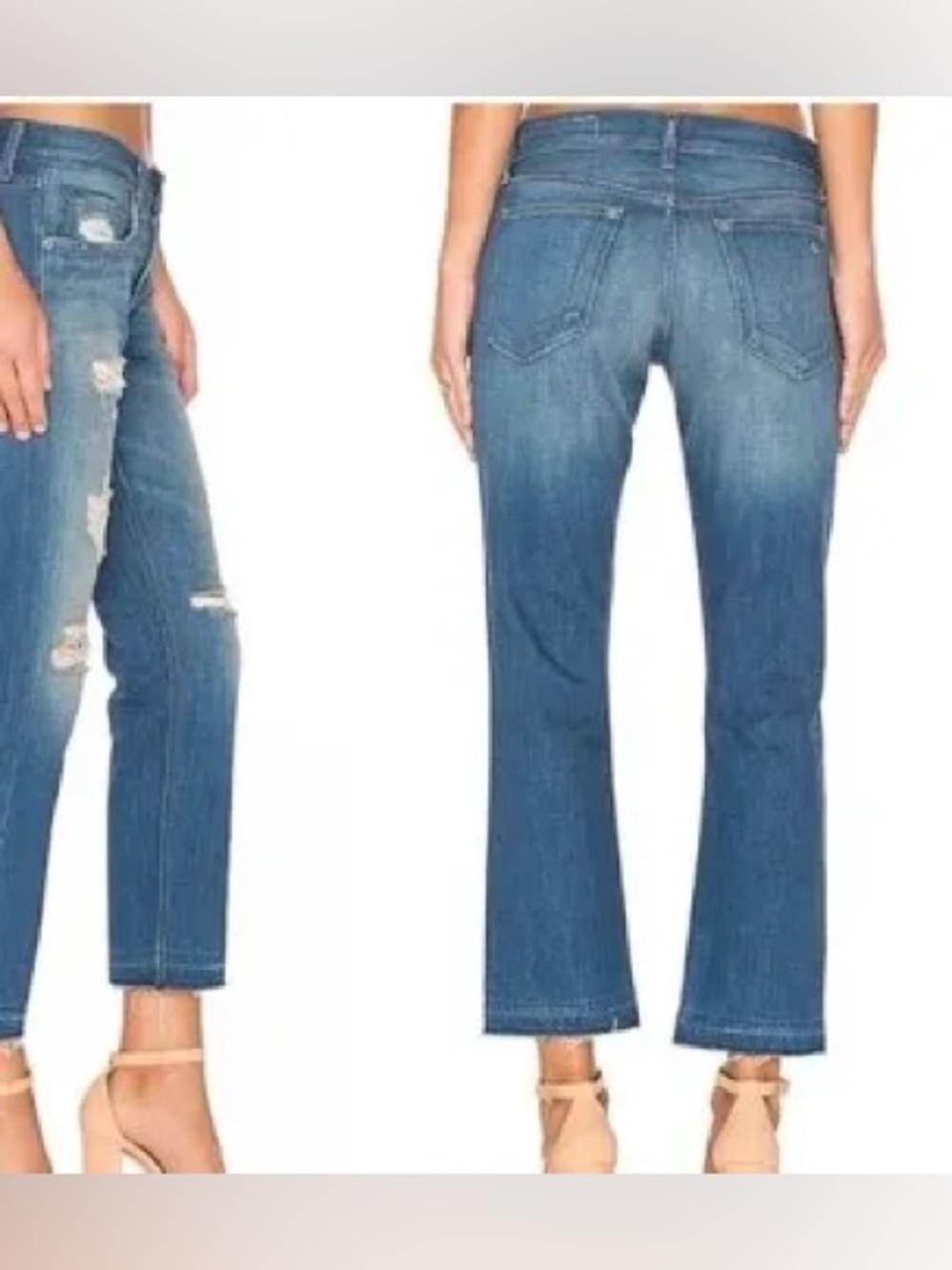 rag & bone Distressed Jeans in “Doris” Color